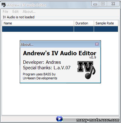 скачать Andrew's IV Audio Editor