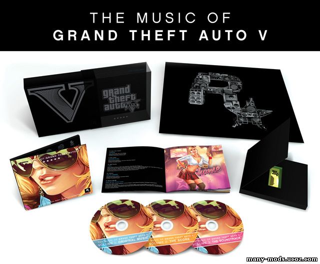 саундтреки GTA V на CD и виниле